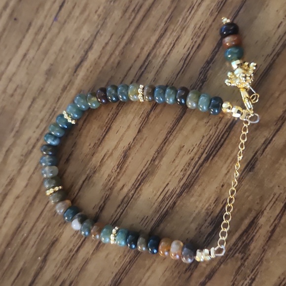 New!!  Bracelet 18 kt plated gold - Picture 4 of 7